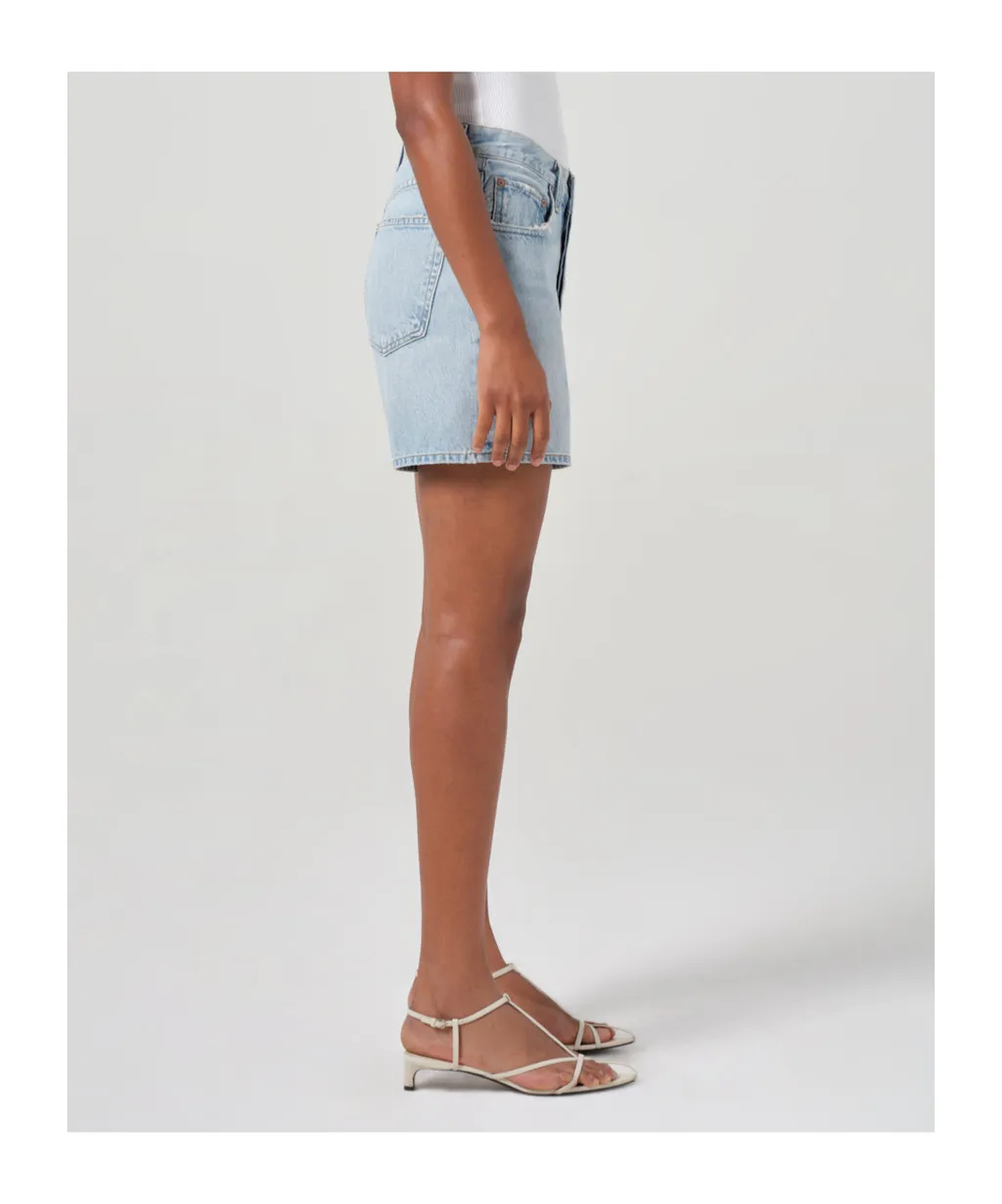 Agolde V-Waist Wide-Leg Shorts