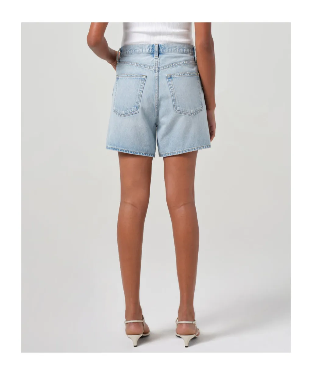 Agolde V-Waist Wide-Leg Shorts
