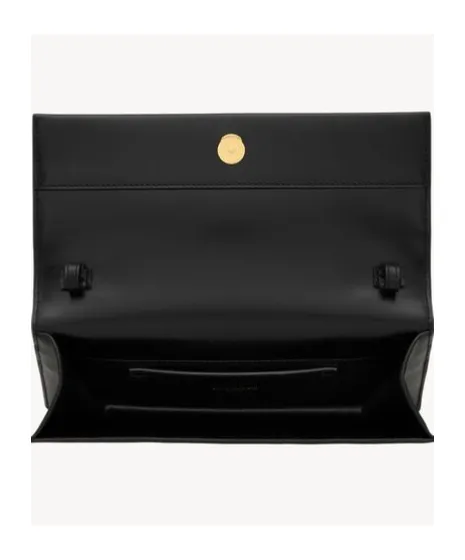 Saint Laurent Sunset Foldover Top Clutch Bag