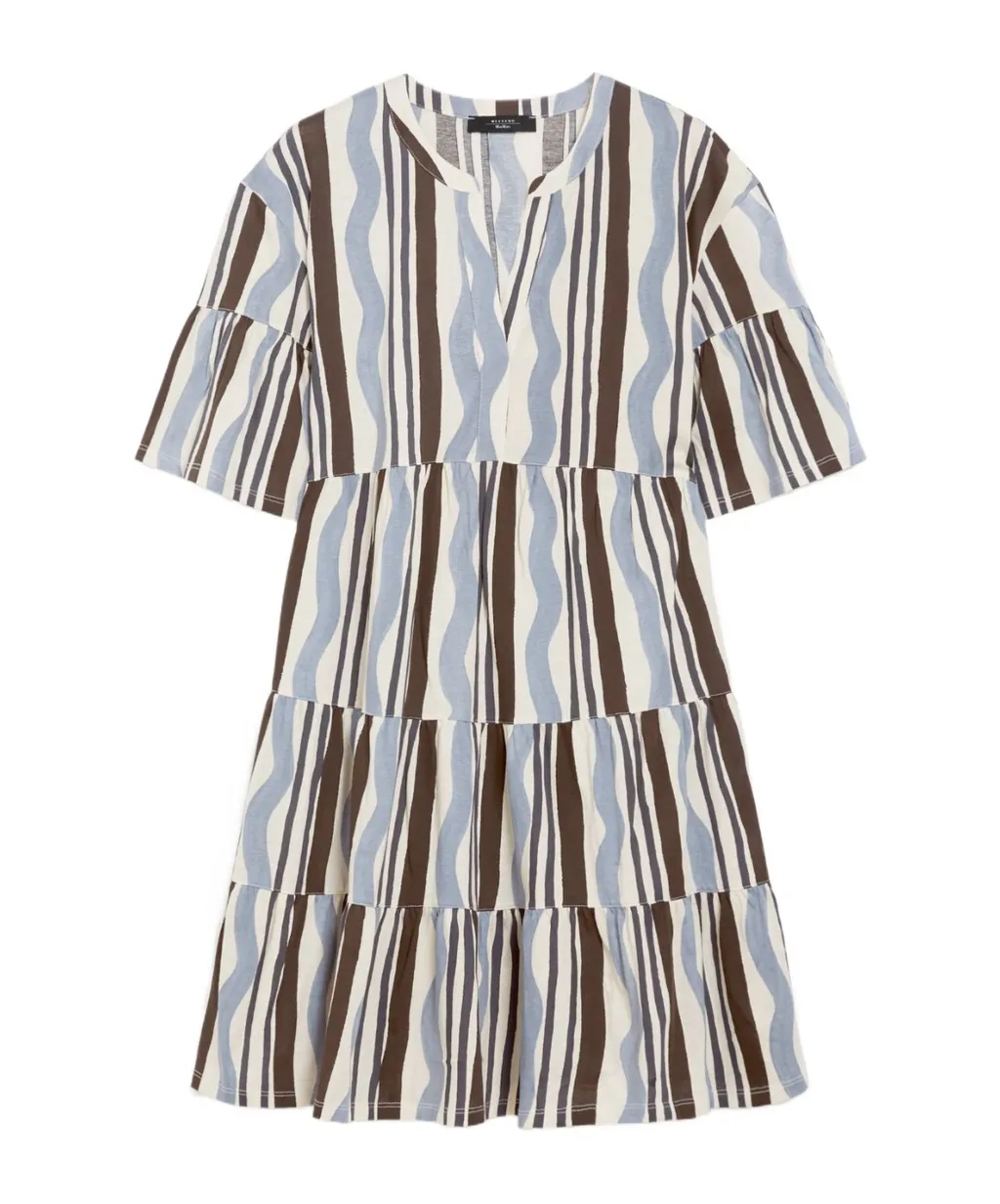 Weekend Max Mara All-Over Patterned Crewneck Dress