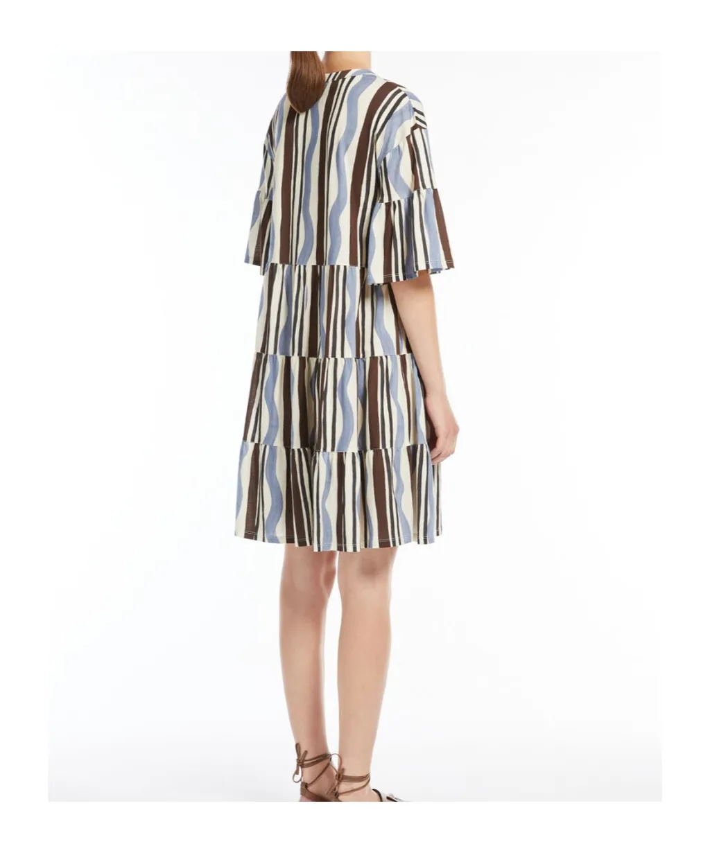 Weekend Max Mara All-Over Patterned Crewneck Dress