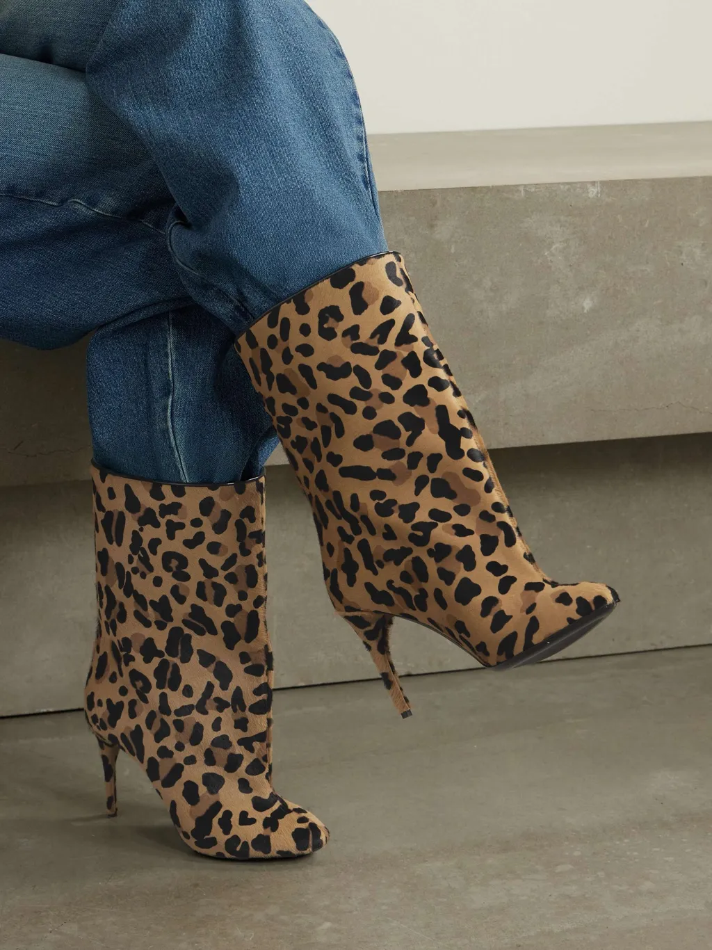 Pattern Short Boots