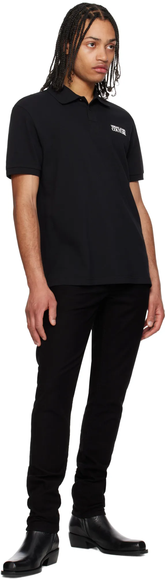 Versace Jeans Couture Logo Print Polo