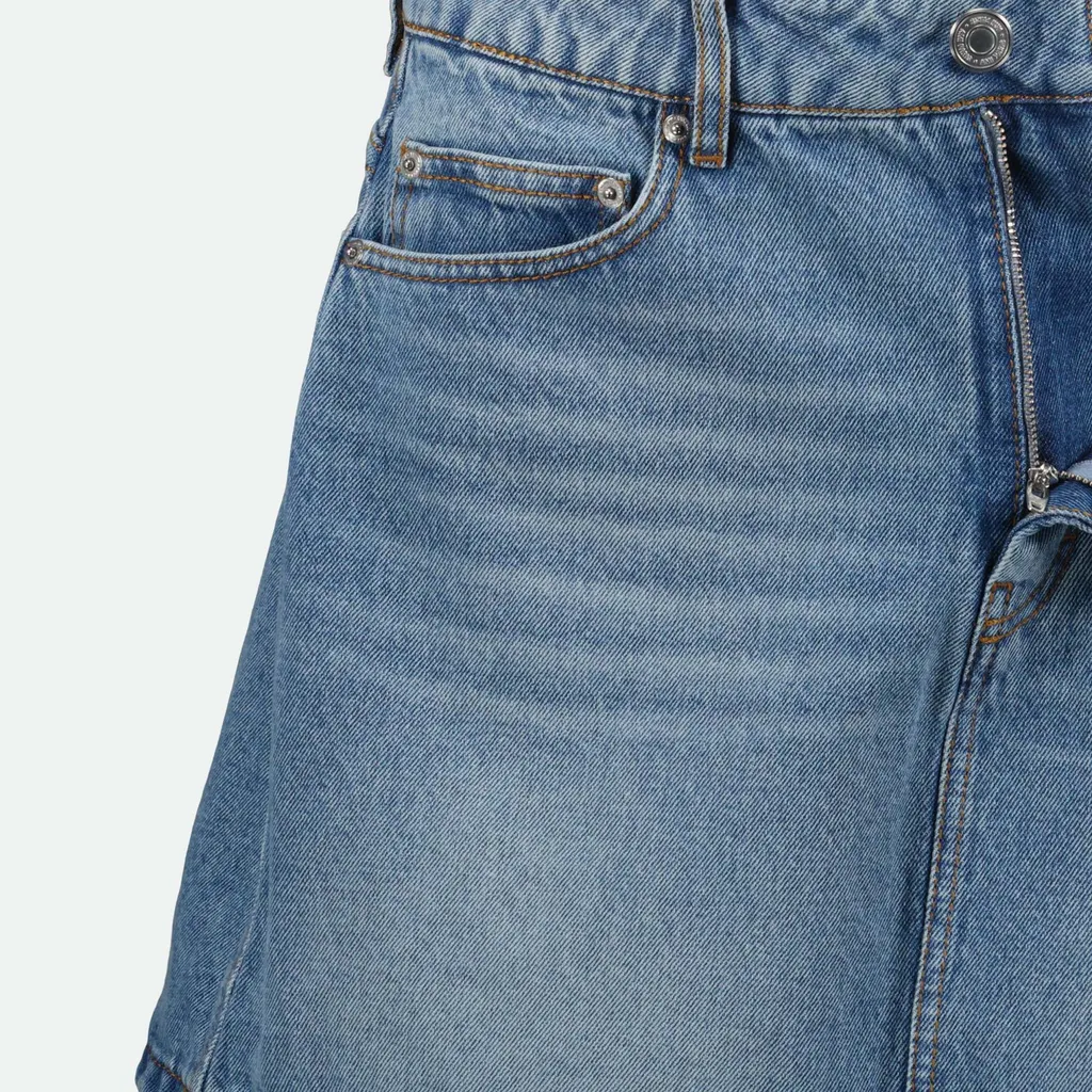 Ami Paris Denim Mini Skirt
