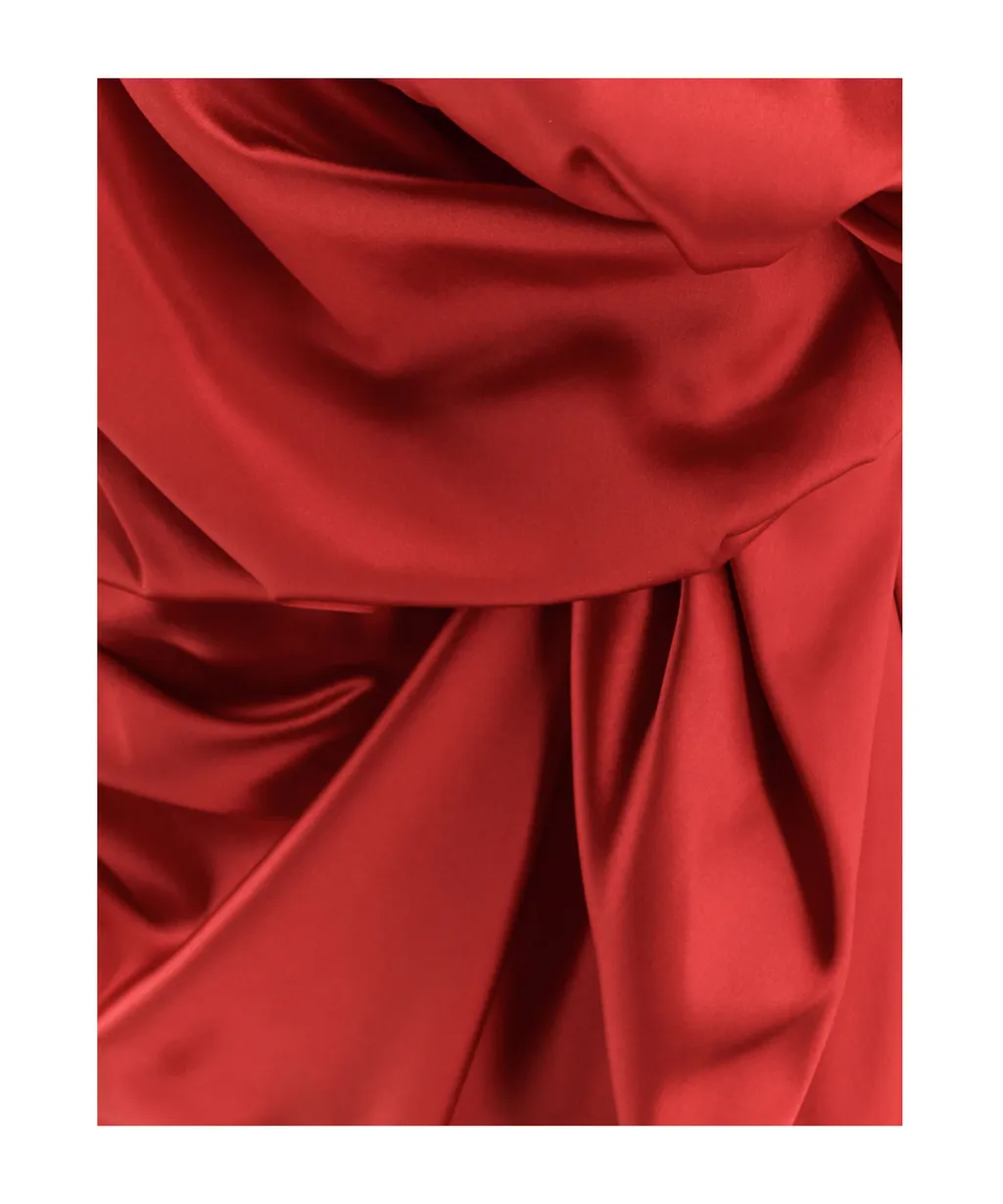 Dries Van Noten Dalant Asymmetric Satin Dress