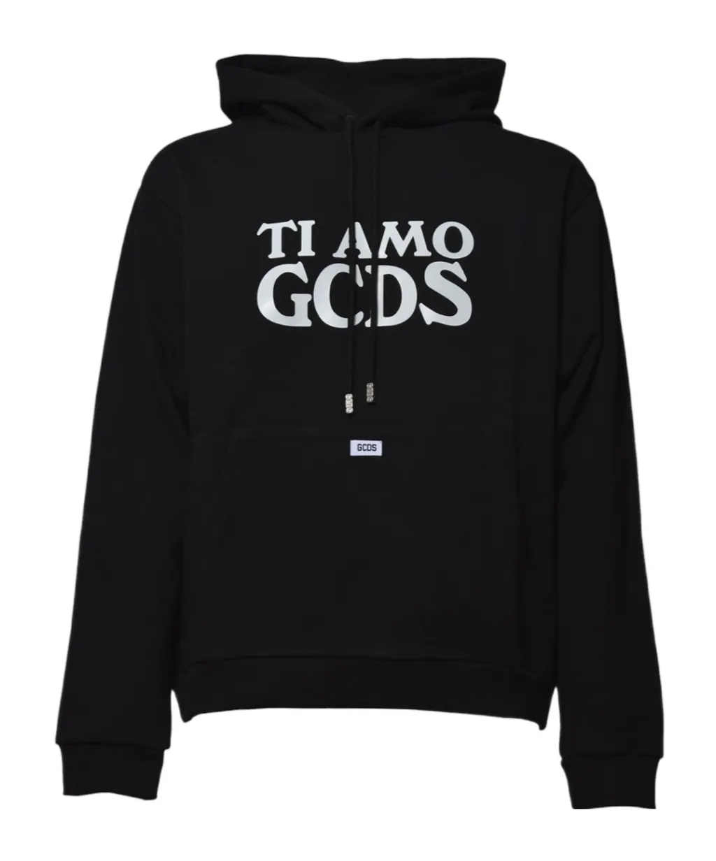 Gcds Ti Amo Drawstring Hoodie