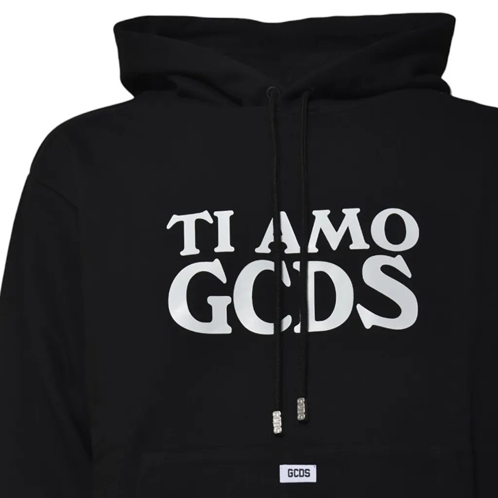 Gcds Ti Amo Drawstring Hoodie