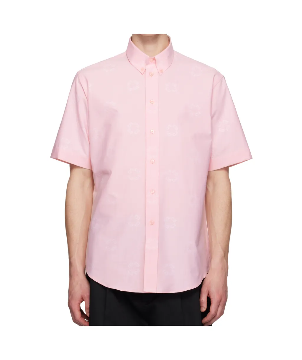 Lapel Short-Sleeved Shirt
