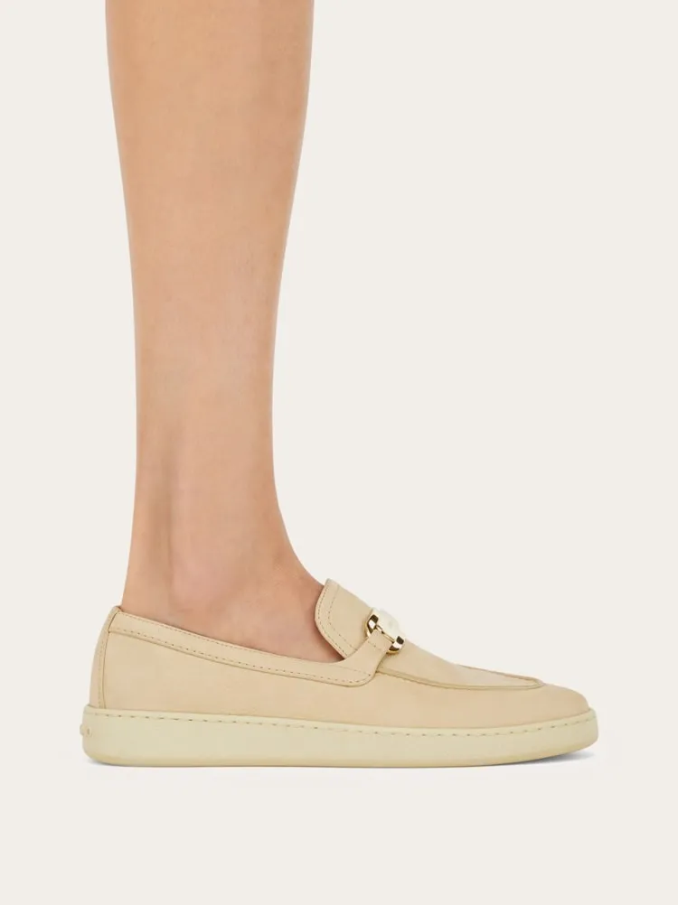 Ferragamo New Vara Buckle Slip On Shoes