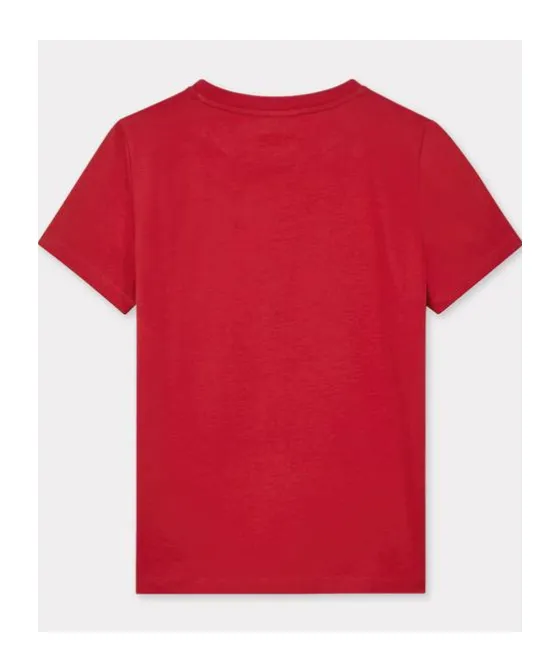 Embroidered Cotton T-Shirt Boke Flower
