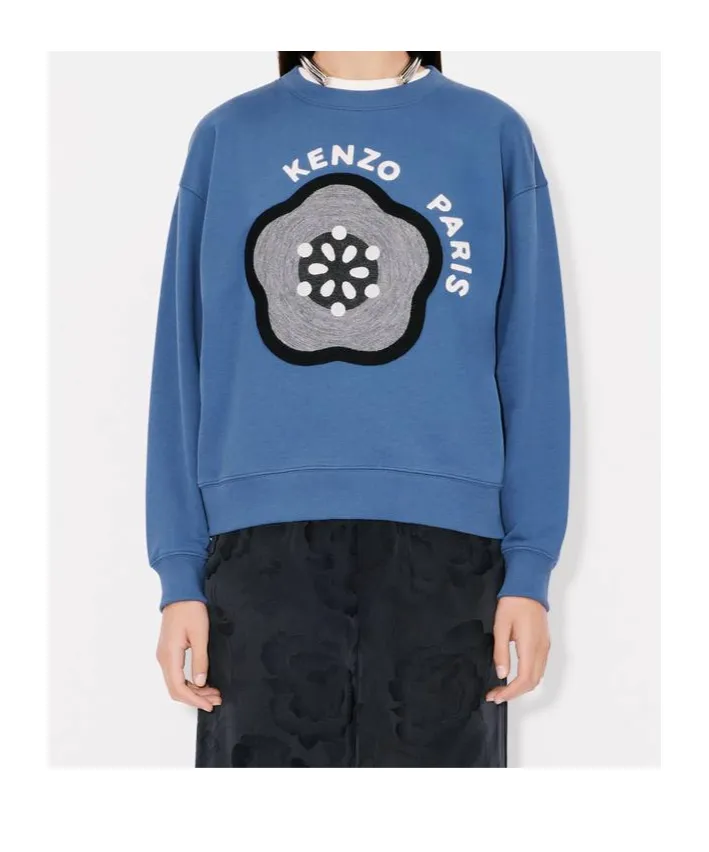 Embroidered Sweatshirt In Cotton Kenzo Pop