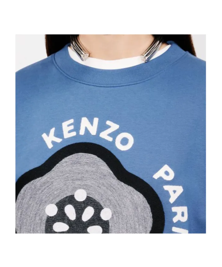 Embroidered Sweatshirt In Cotton Kenzo Pop