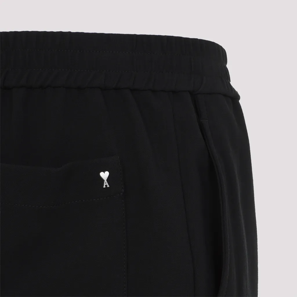 Ami Knee-Length Belted Waist Shorts