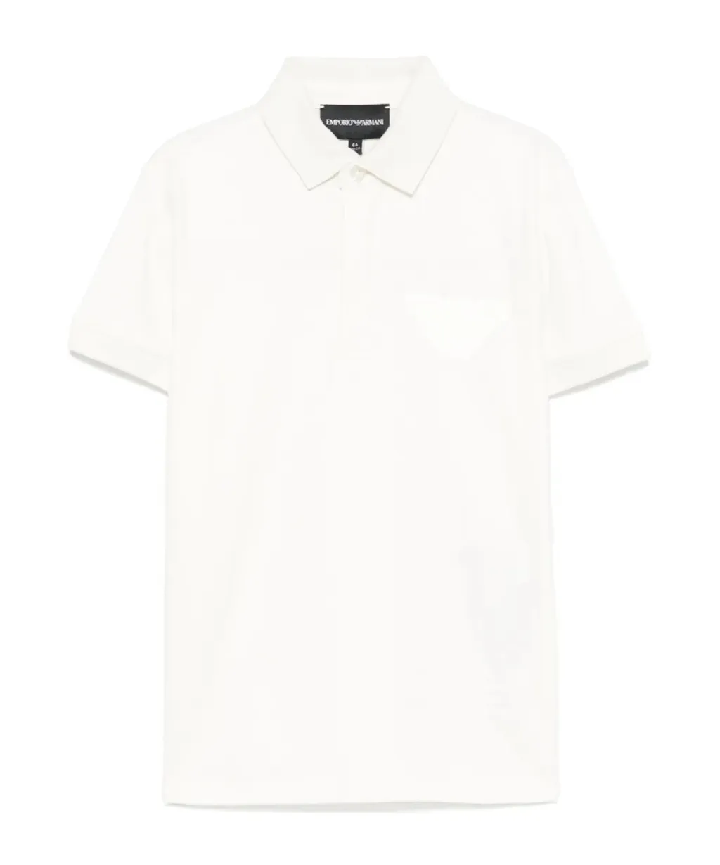 Emporio Armani Kids Logo-Appliqu Short-Sleeved Polo Shirt