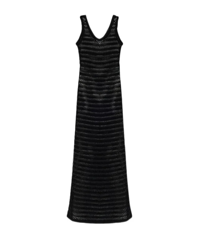 Openwork Maxi Dress