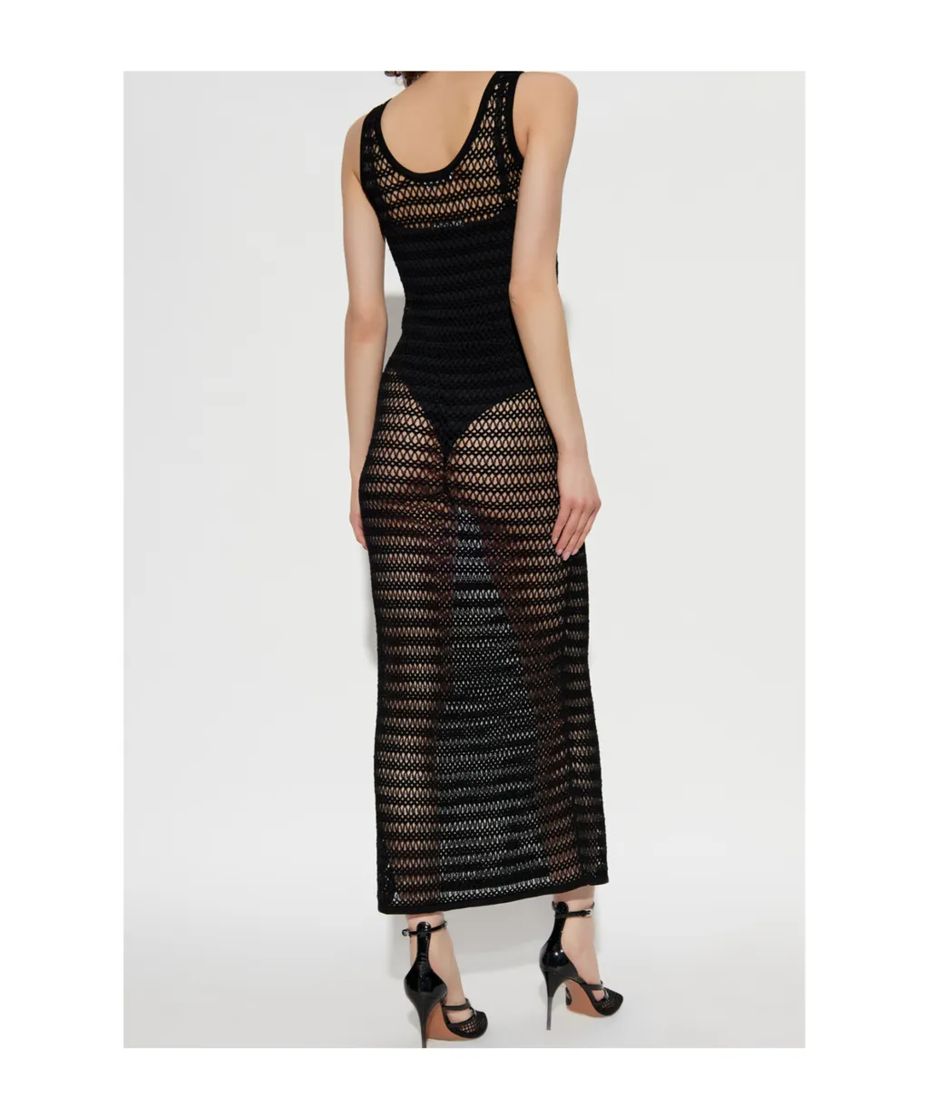 Openwork Maxi Dress