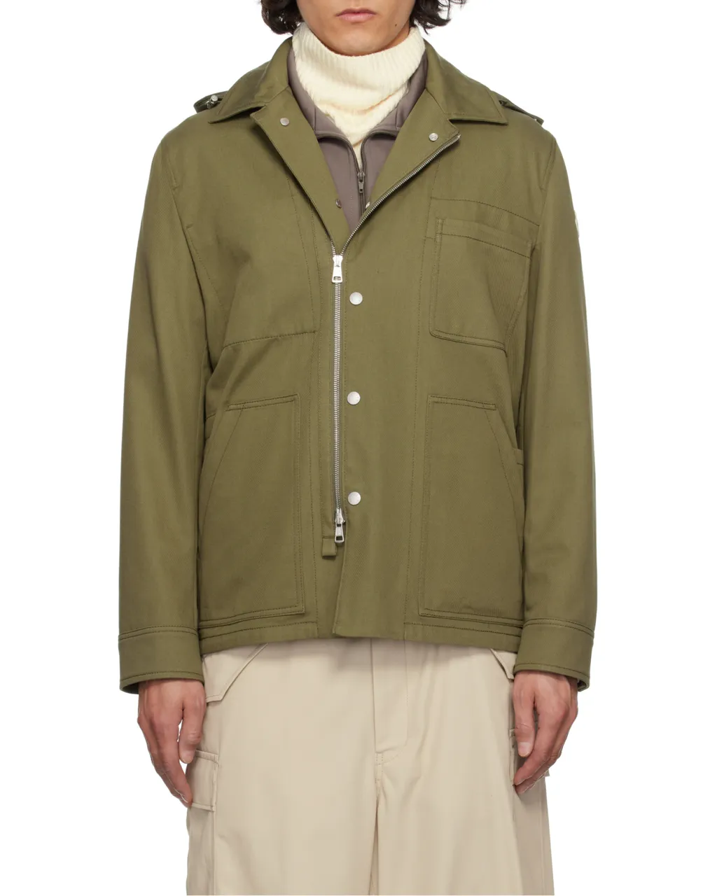 Moncler Guerledan Hooded Shirt Jacket