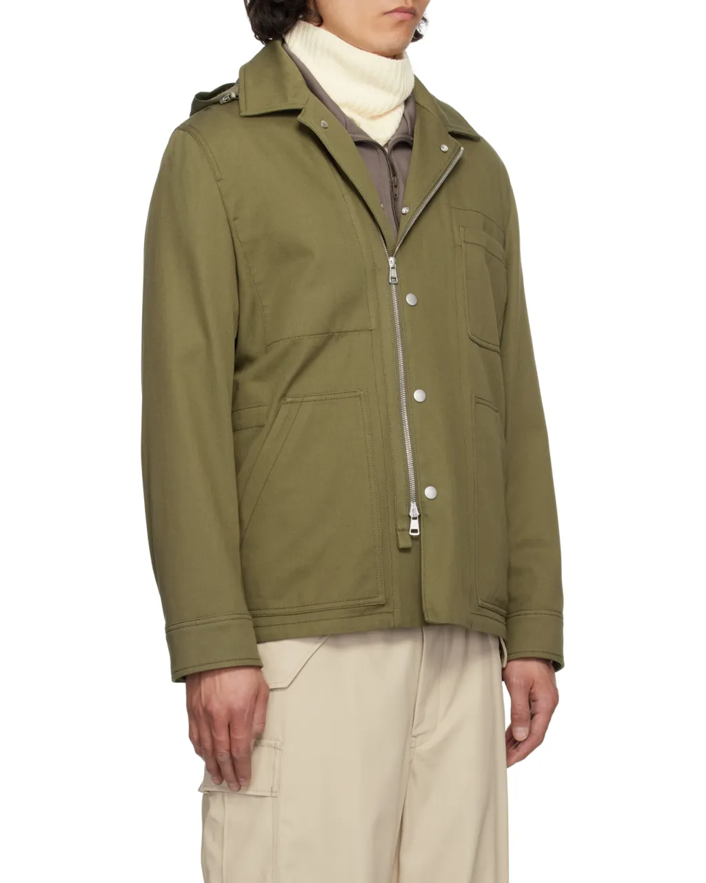 Moncler Guerledan Hooded Shirt Jacket