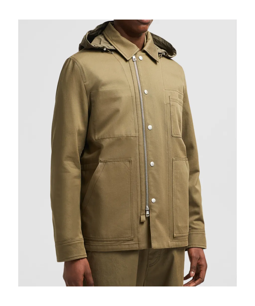 Moncler Guerledan Hooded Shirt Jacket