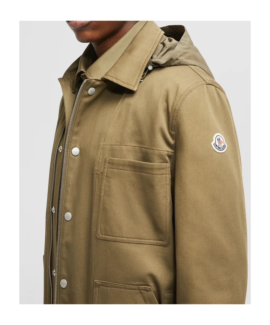 Moncler Guerledan Hooded Shirt Jacket