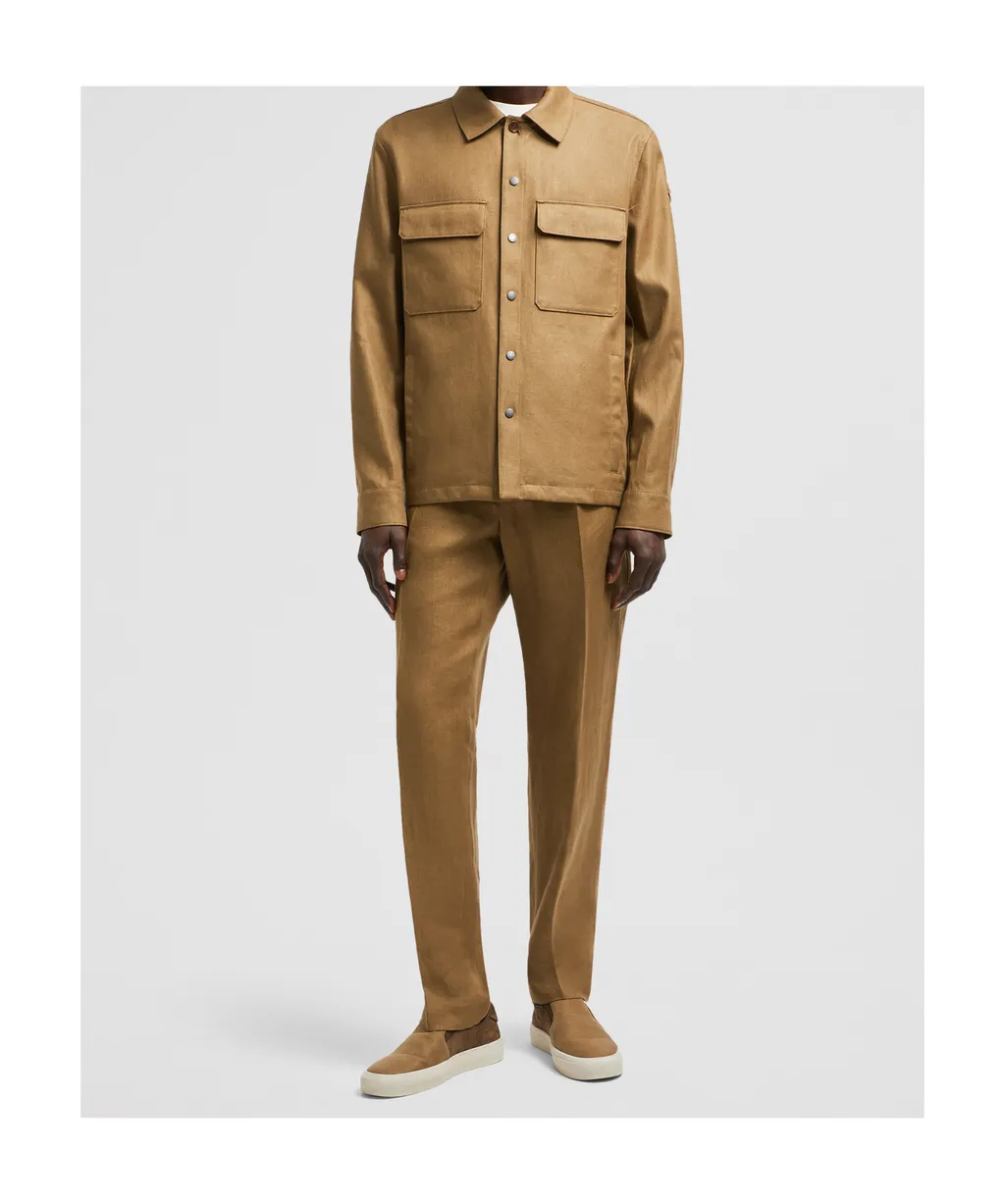 Moncler Collared Button-Up Jacket