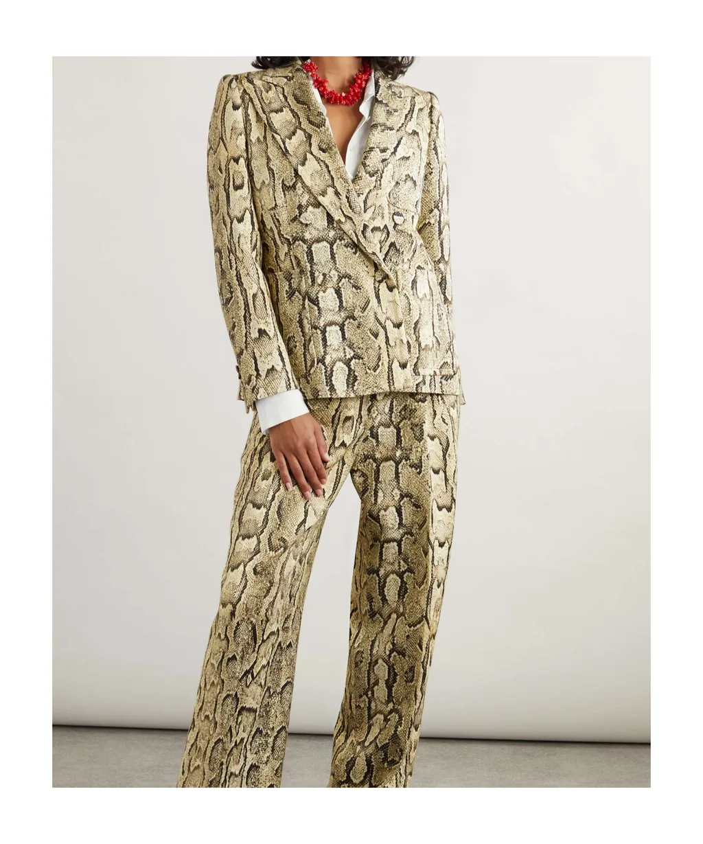 Dries Van Noten Snake Print Jacket