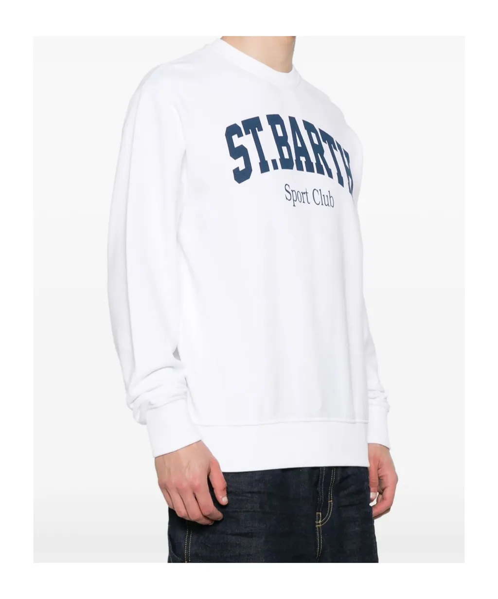 Mc2 Saint Barth Logo Printed Crewneck Sweatshirt