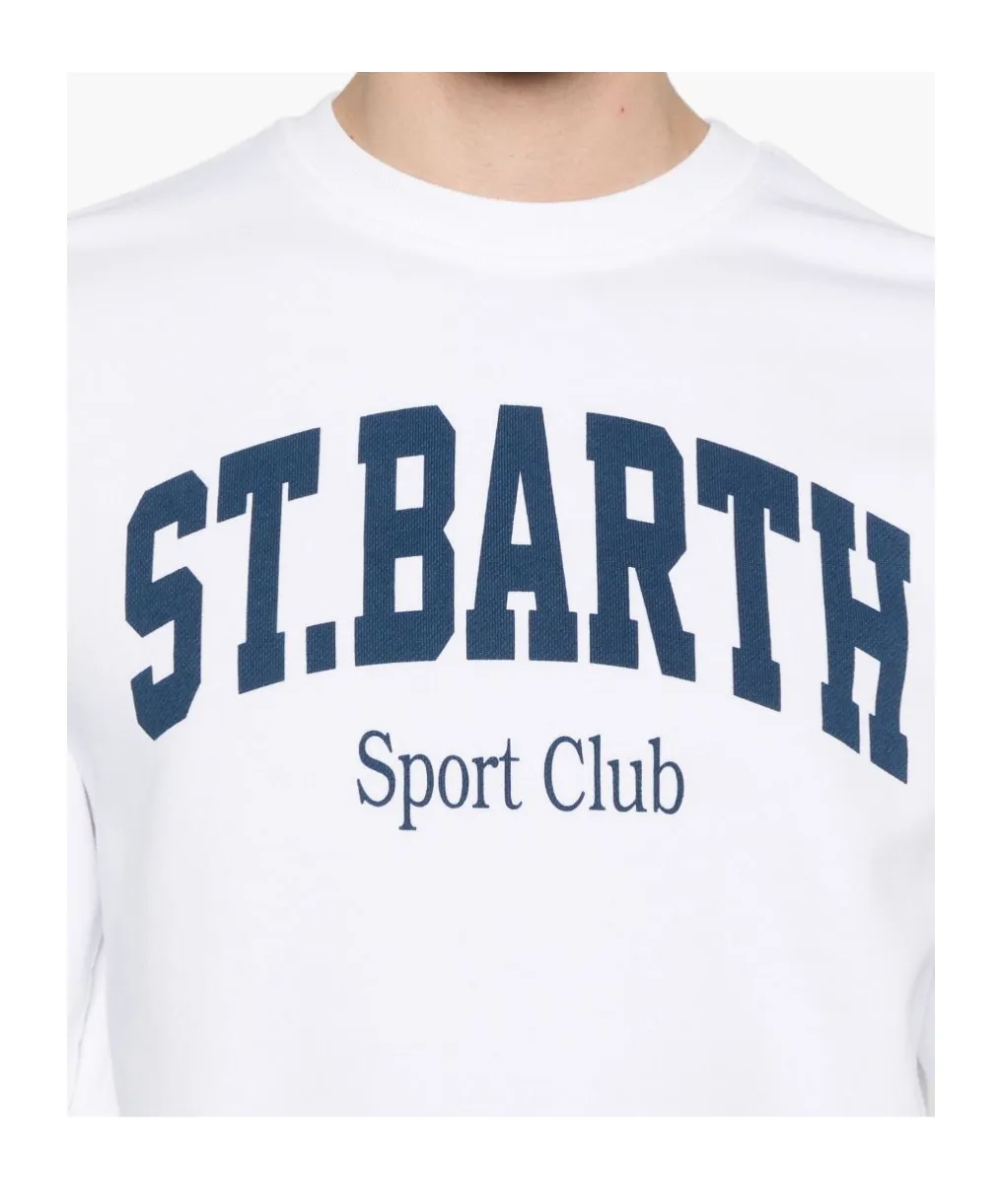 Mc2 Saint Barth Logo Printed Crewneck Sweatshirt