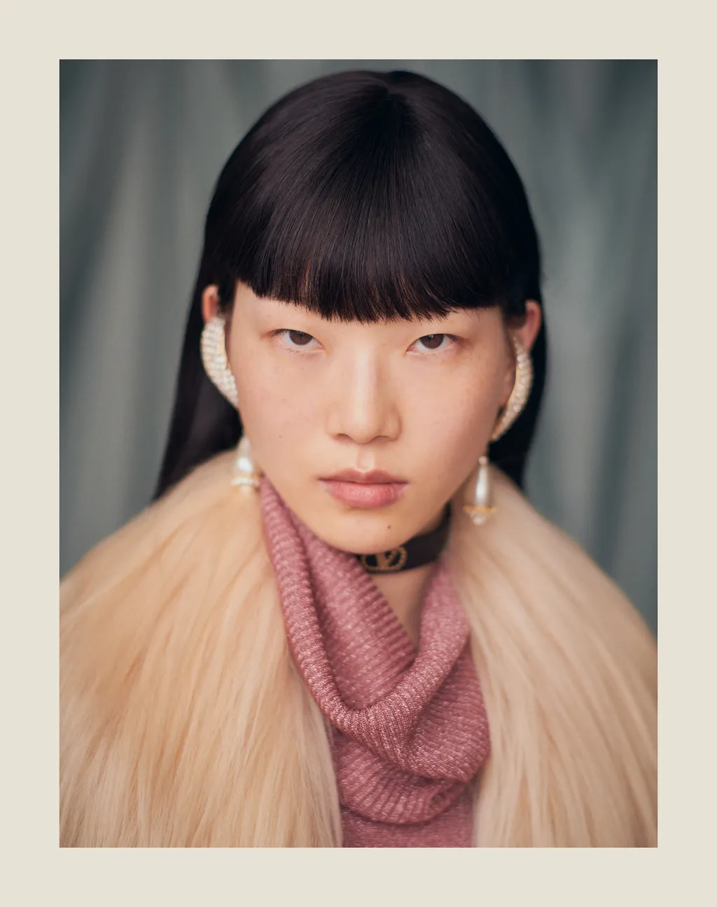 Faux-Pearl Drop Earrings