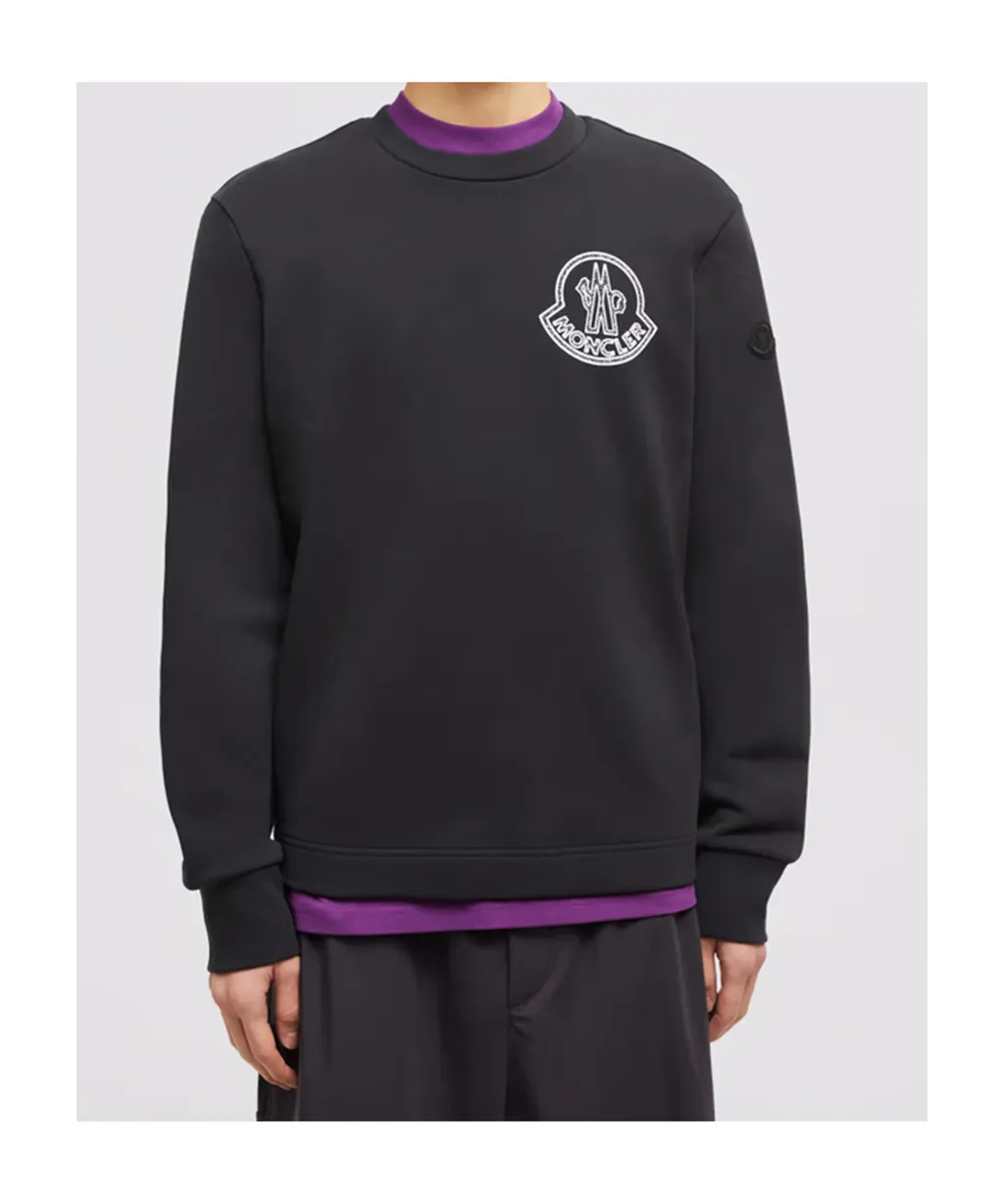 Moncler Logo Printed Crewneck Sweatshirt