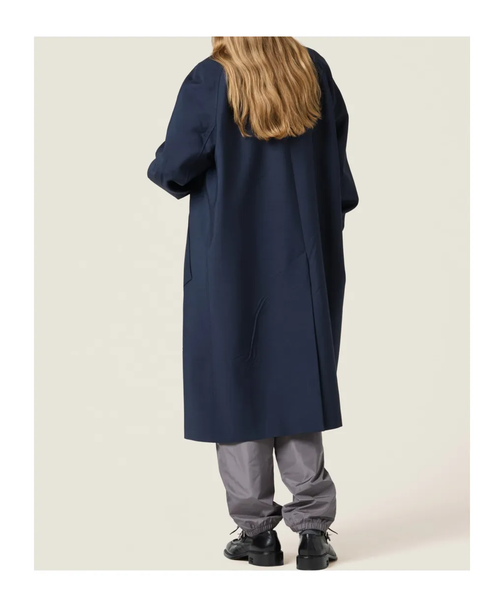 Miu Miu Button-Up Long Coat