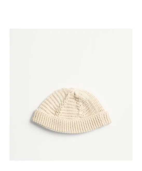Valentino Vlogo Plaque Knitted Beanie