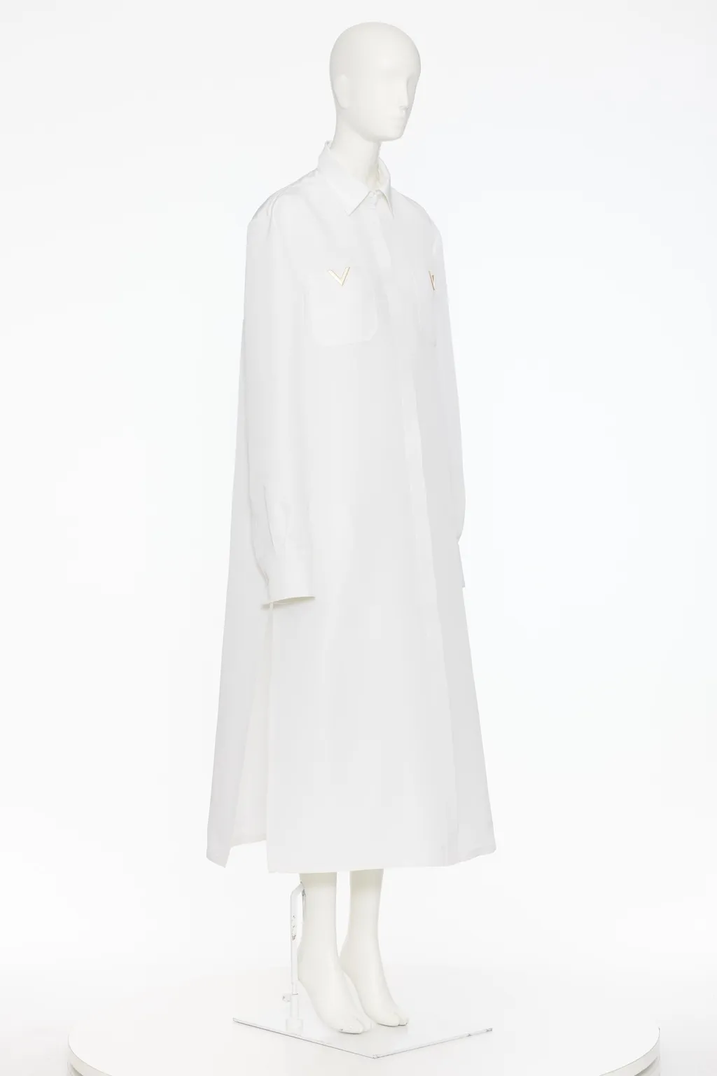 Vlogo Signature Shirt Maxi Dress