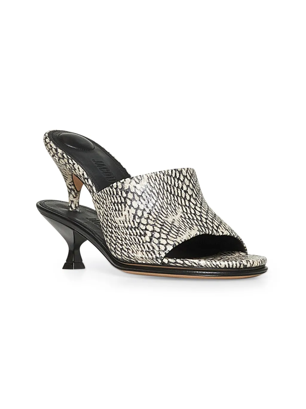 Jacquemus Printed Les Doubles Hi Mules