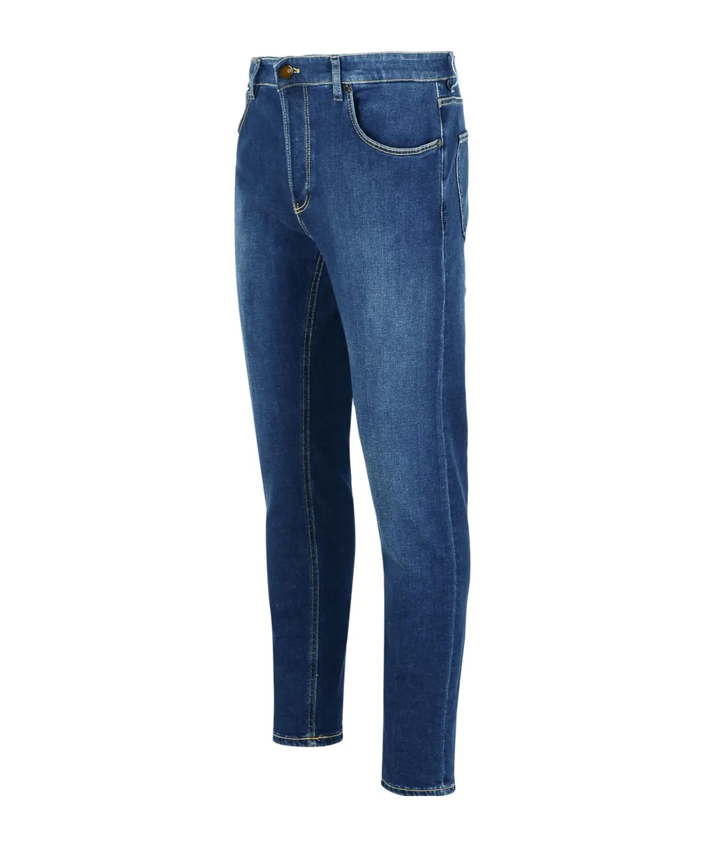 Pt05 Contrast-Stitching Denim Jeans