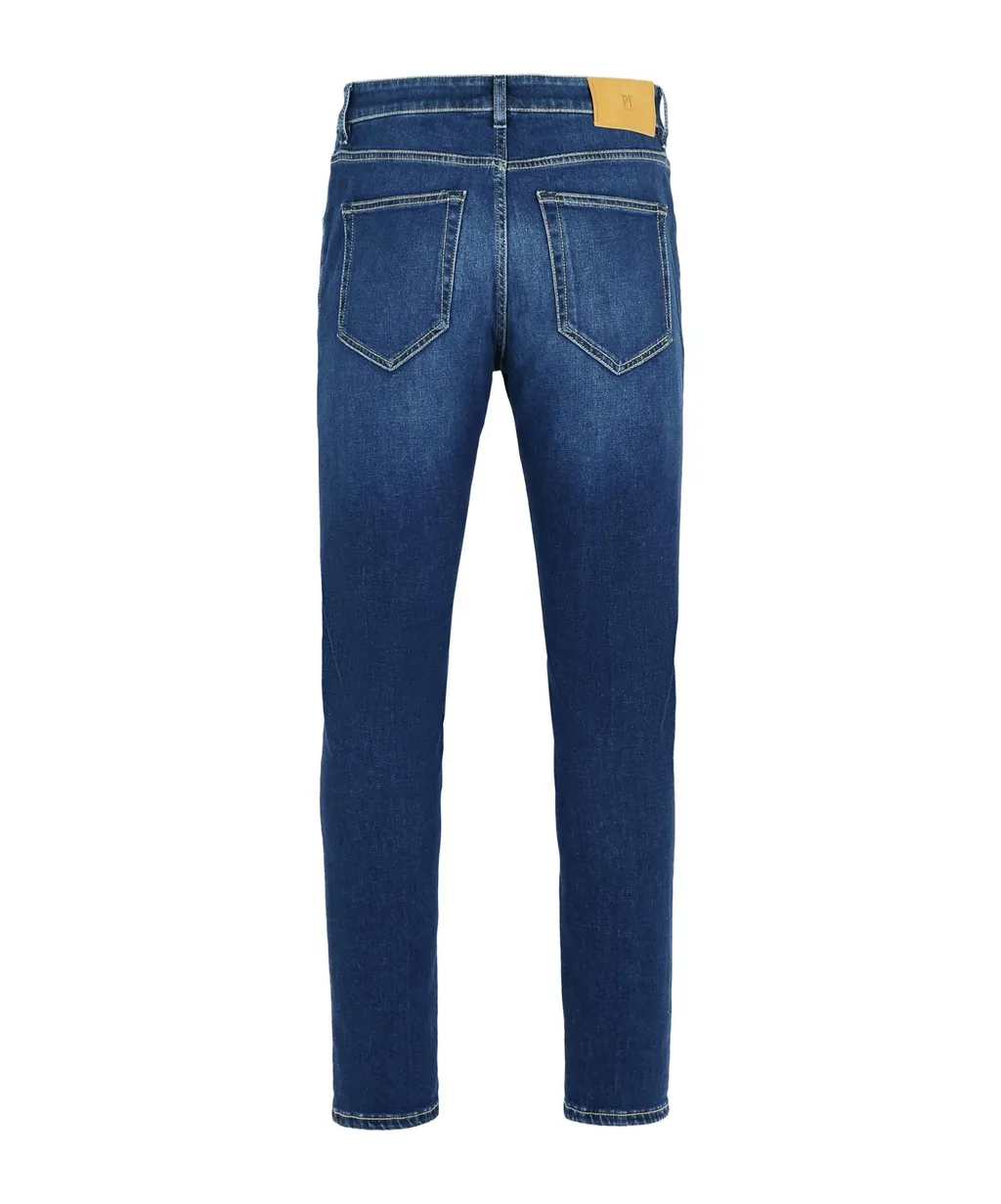 Pt05 Contrast-Stitching Denim Jeans