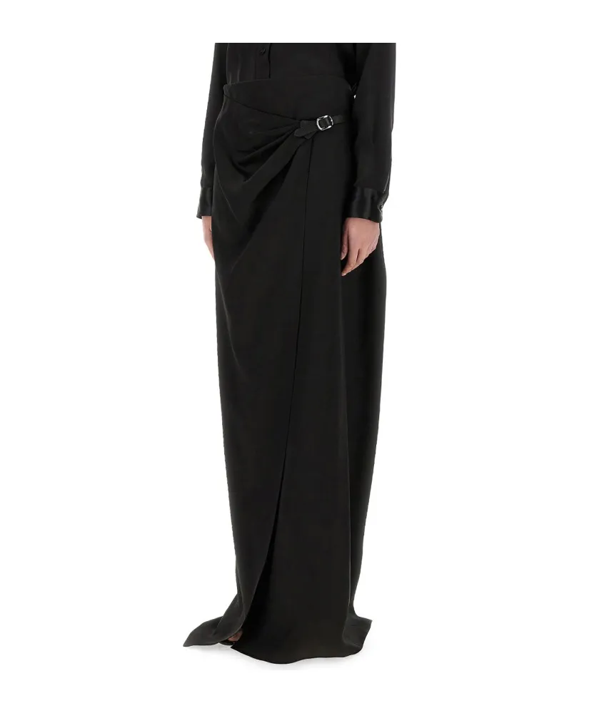 Tom Ford Belted Waist Maxi Skirt