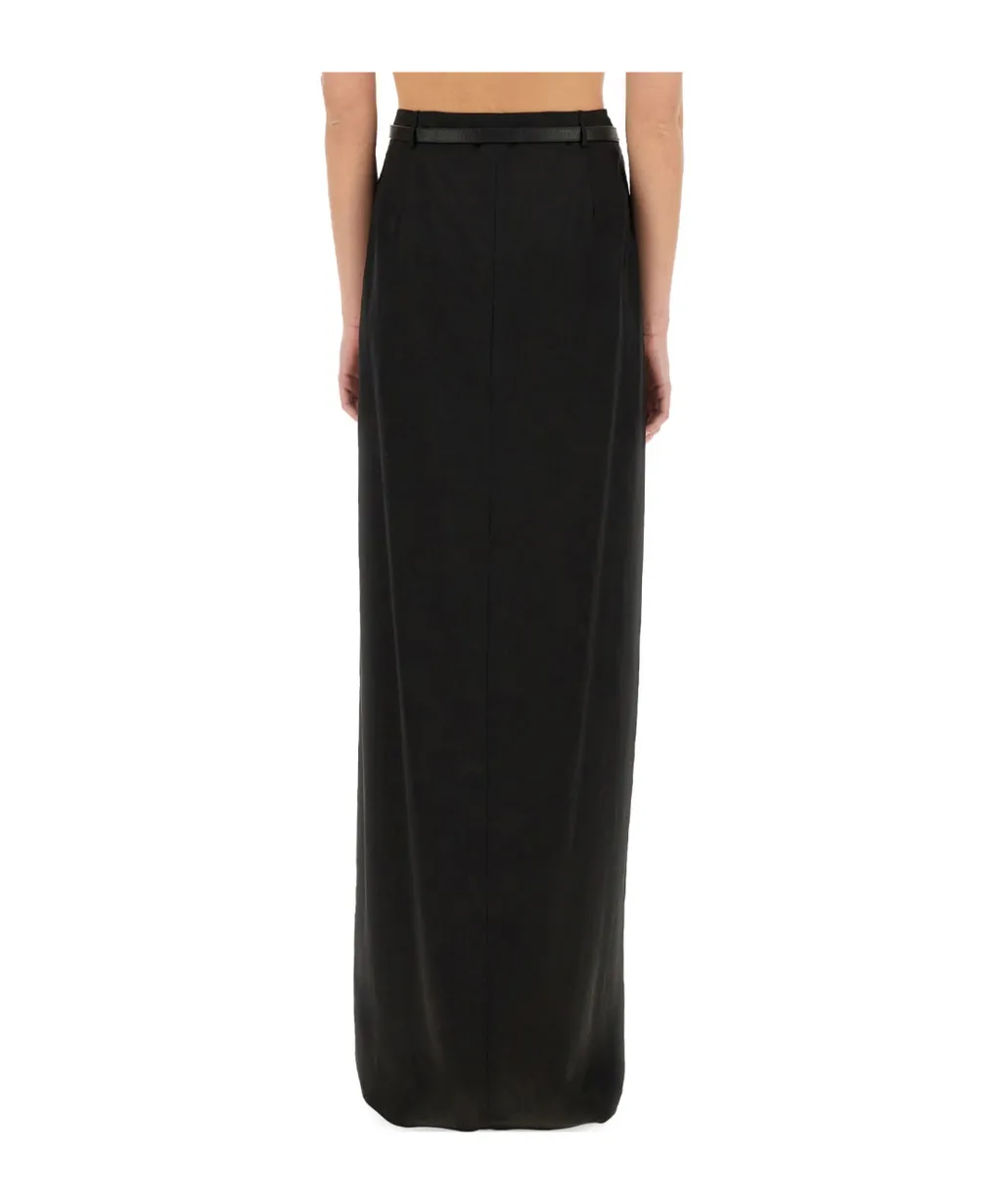 Tom Ford Belted Waist Maxi Skirt