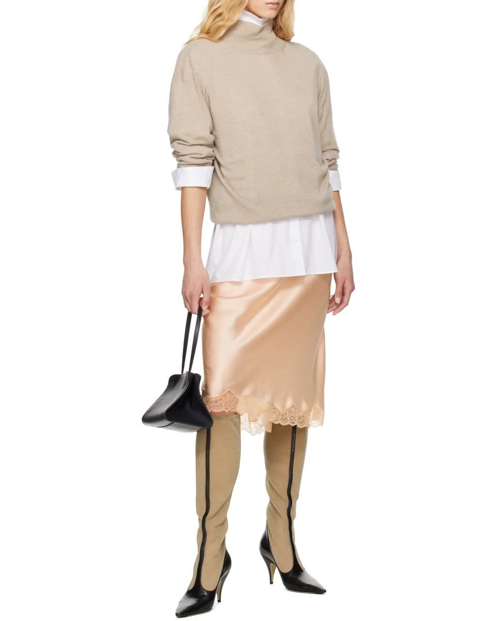 Peggy Clutch In Leather