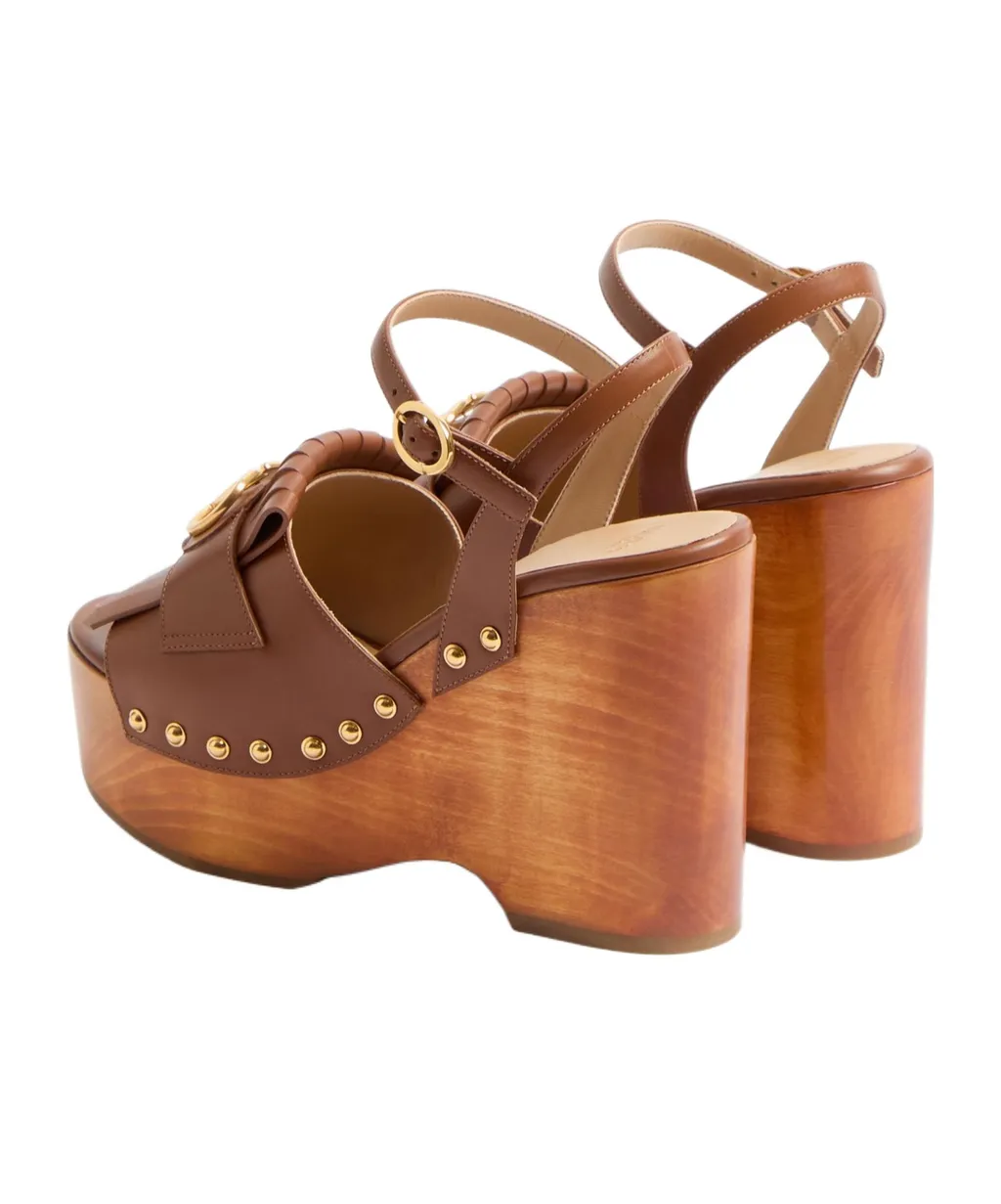 Valentino Vlogo Plaque Fringed Edge Sandals