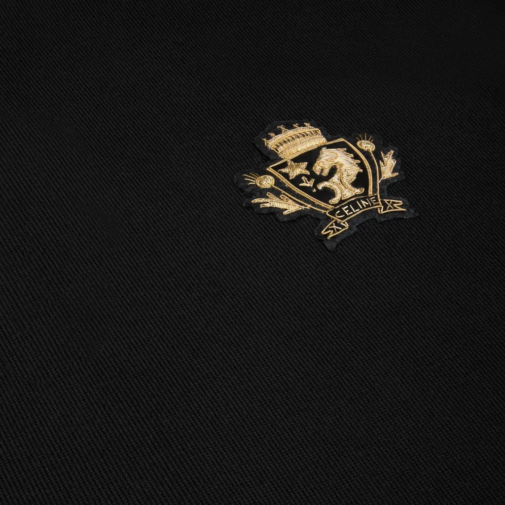 Blason Polo Shirt In Striped Jersey
