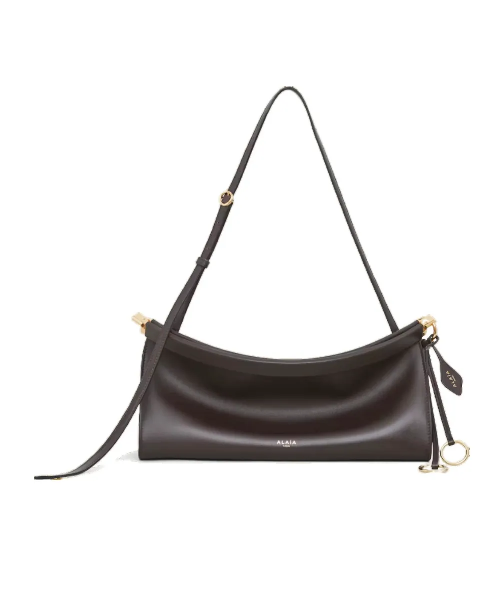 AlaÏA Logo Stamp Small East West Shoulder Bag
