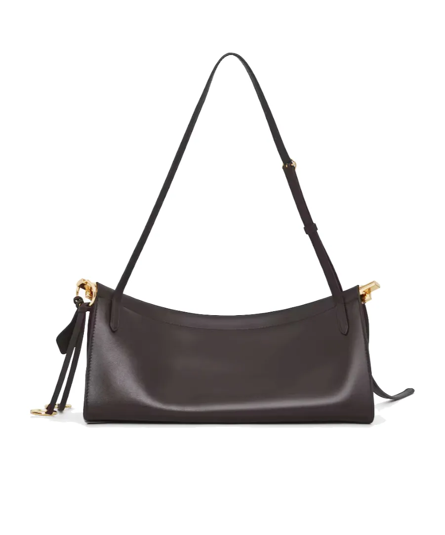 AlaÏA Logo Stamp Small East West Shoulder Bag