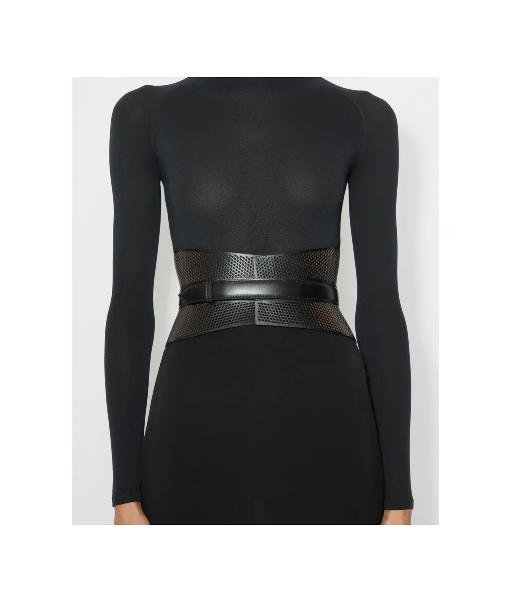 AlaÏA Neo Bustier Perforated Belt