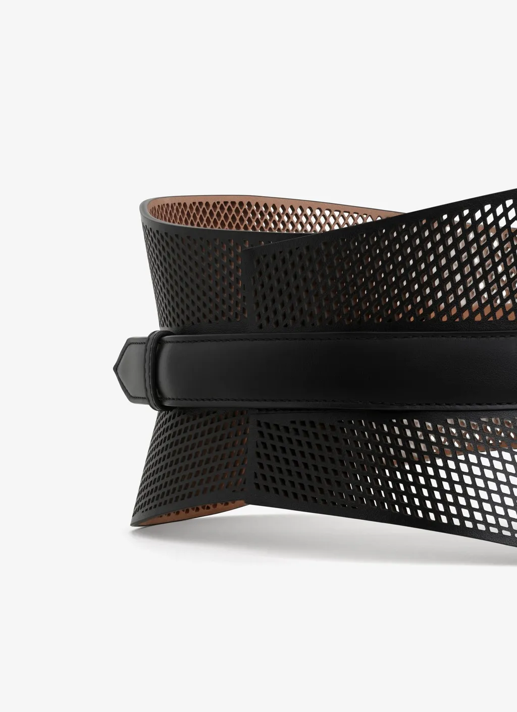 AlaÏA Neo Bustier Perforated Belt