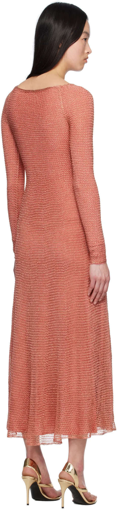 AlaÏA Mesh Knit Long Dress