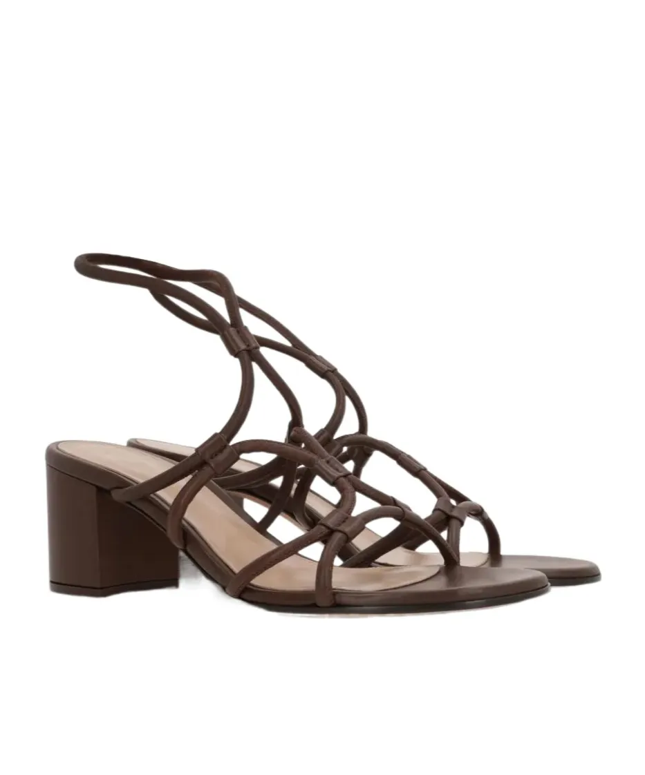 Gianvito Rossi Ribbon Stiletto Sandals