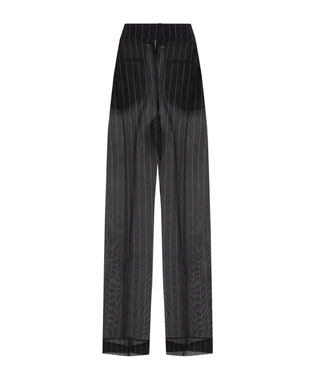 Khaite Lenton Low Rise Wide-Leg Pants