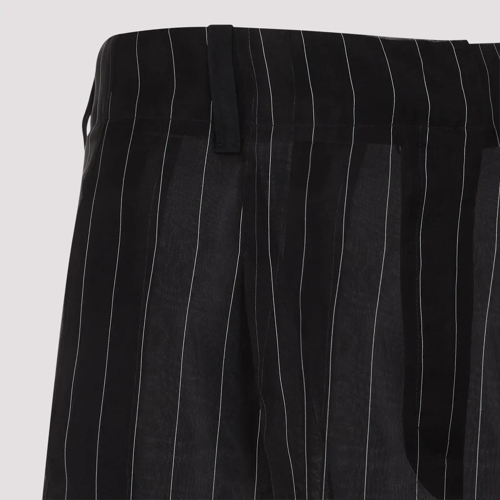 Khaite Lenton Low Rise Wide-Leg Pants