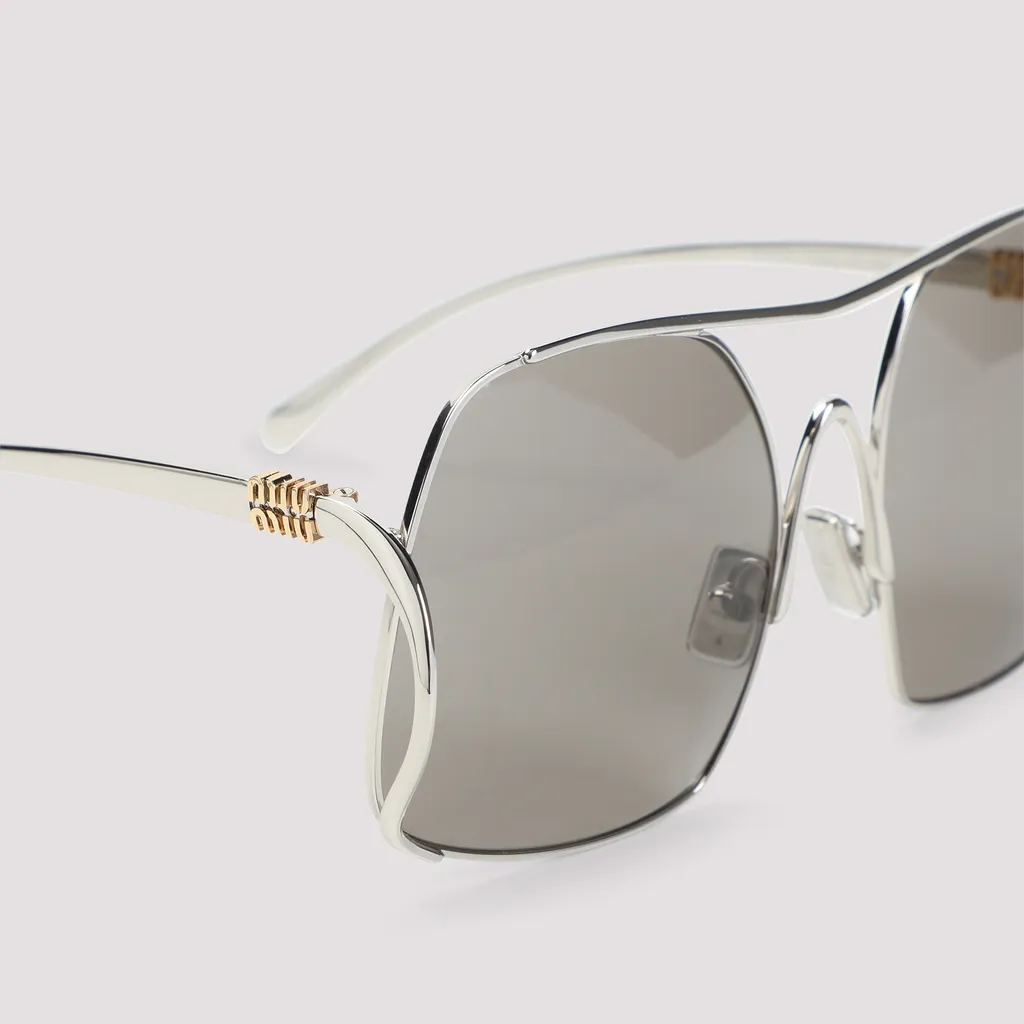 Miu Miu Eyewear Pilot Frame Full Rim Sunglasses